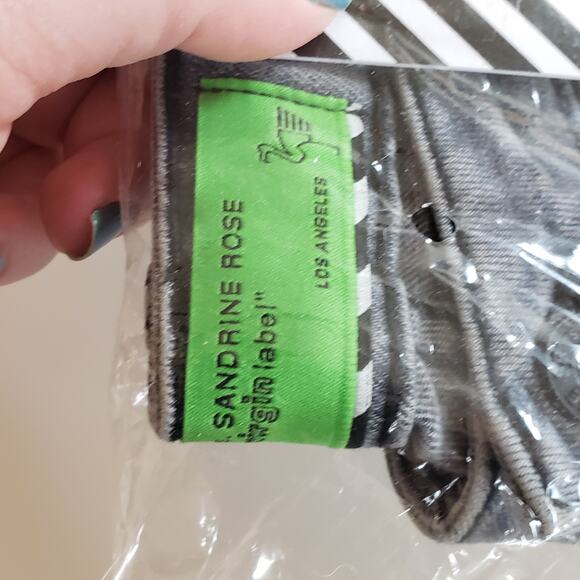 Sandrine Rose x Free People High Waisted Skinny Jeans in Light Black Size 30 - Picture 4 of 8